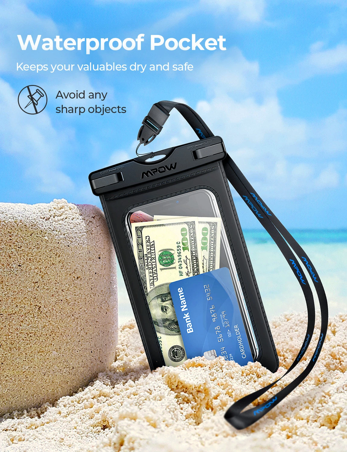 MPOW PA096A Waterproof Phone Pouch 10 MPOW PA096A Waterproof Phone Pouch - Image 8