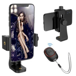 MPOW PA204A Universal Smartphone Tripod Adapter With Bluetooth Remote