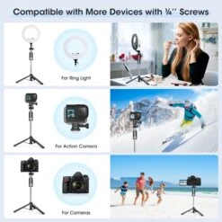Mpow All In One Extendable Phone Tripod Stand With Bluetooth Remote,Stable Bracket 17 Mpow All In One Extendable Phone Tripod Stand With Bluetooth Remote,Stable Bracket -MPOW SHOP MPPA231AB EN A10 V01 210304