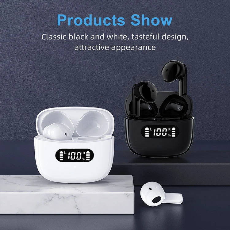 Wireless Earbuds Bluetooth 5.2 Light-Weight HiFi Stereo Headphones With LED Digital Display 6 Wireless Earbuds Bluetooth 5.2 Light-Weight HiFi Stereo Headphones With LED Digital Display - Image 4