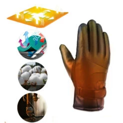 Electric Heated Gloves Rechargeable USB Hand Warmer Heating Gloves Winter Motorcycle Thermal Touch Screen Bike Gloves Waterproof -MPOW SHOP S7d0968e816f94c779d9722403c0e5d31q