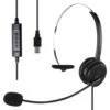 Mpow Single-sided 3.5mm & USB Headset With Microphone -MPOW SHOP SYYT361AB
