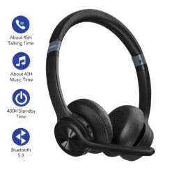 Mpow HC9 Bluetooth Headset V5.3 With Noise Cancelling Microphone -MPOW SHOP SYYX198AB