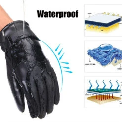 Electric Heated Gloves Rechargeable USB Hand Warmer Heating Gloves Winter Motorcycle Thermal Touch Screen Bike Gloves Waterproof -MPOW SHOP Sd56c7953ac1f424aae3af6cd74316cf17