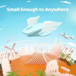 Wireless Mouse 2.4G Silent, Mint Green -MPOW SHOP VTPC299AG VTUK B2 V01 200831 3ef8cb09 538e 4985 b297 1fdc2a1fbf86