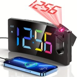 Mpow Projection Alarm Clock Colorful -MPOW SHOP a890523af3bad2e3dd83857f68979190