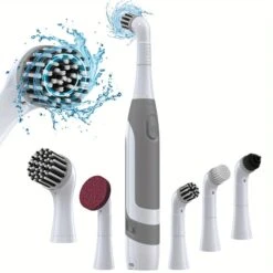 Mpow Electric Cleaning Brush White/Red