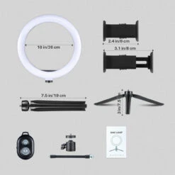 10" LED Ring Light -MPOW SHOP ia 100000001617 ec1bddb0 5ee4 4563 9774 60cb829f3224