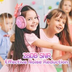 Noise Cancelling Headphones For Kids, 28dB SNR Kids Ear Protection Safety Ear Muffs For Monster Truck,Fireworks, Adjustable Kids Noise Cancelling Headphones For Autism,Toddler,Children, Pink -MPOW SHOP image 2 76d36b24 7eee 4116 8875 6e4c247b8174