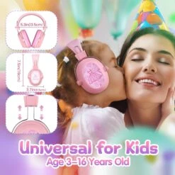 Noise Cancelling Headphones For Kids, 28dB SNR Kids Ear Protection Safety Ear Muffs For Monster Truck,Fireworks, Adjustable Kids Noise Cancelling Headphones For Autism,Toddler,Children, Pink -MPOW SHOP image 4 6b26b1fd f97b 4370 91f4 e0731df26ddd