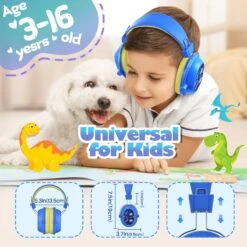 Noise Cancelling Headphones For Kids, 28dB SNR Kids Ear Protection Safety Ear Muffs For Monster Truck,Fireworks,Home,School, Adjustable Kids Noise Cancelling Headphones For Autism,Toddler,Children -MPOW SHOP image 4 ab11208b af69 4316 8da9 d6380b37206b