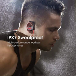 Mpow Flame Bluetooth Headphones, Wireless Sports Earbuds 16 Hours Playtime, Noise Cancelling Mic IPX7 Waterproof Earphones For Workout And Sports, In Ear Earphones - Red -MPOW SHOP lQLPJxTC71Wr2N NBQDNBQCw9TKhrhcoOzQH1VohljQBAA 1280 1280
