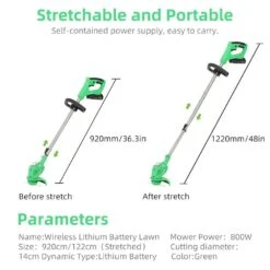 Electric Grass Trimmer Weed Eater Lawn Edger Cordless String Cutter 24V +Battery -MPOW SHOP s l1600 e98bbb41 a3c4 49a4 9626 07425b828597